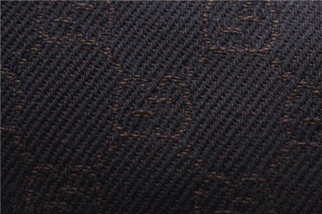 Authentic GUCCI Shoulder Hand Bag Purse GG Canvas Leather 105649 Brown 2784E