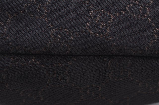 Authentic GUCCI Shoulder Hand Bag Purse GG Canvas Leather 105649 Brown 2784E