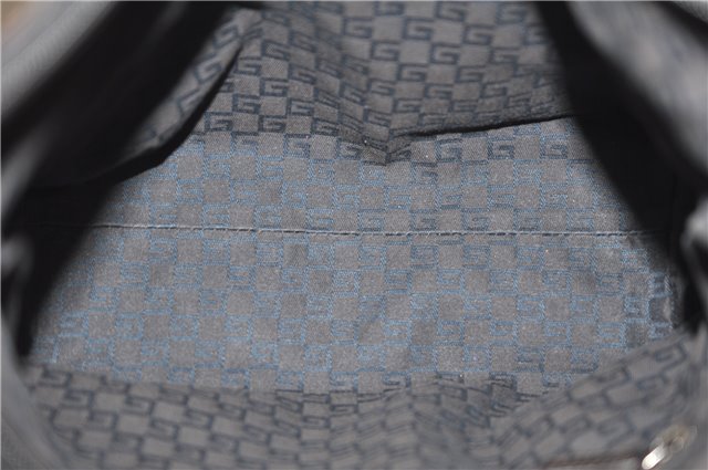 Authentic GUCCI Shoulder Hand Bag Purse GG Canvas Leather 105649 Brown 2784E