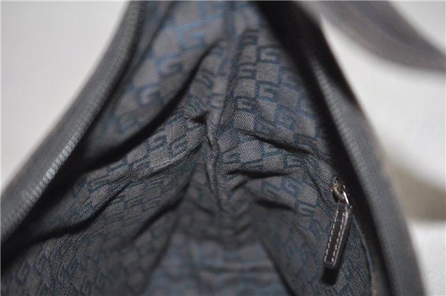 Authentic GUCCI Shoulder Hand Bag Purse GG Canvas Leather 105649 Brown 2784E