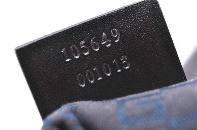 Authentic GUCCI Shoulder Hand Bag Purse GG Canvas Leather 105649 Brown 2784E