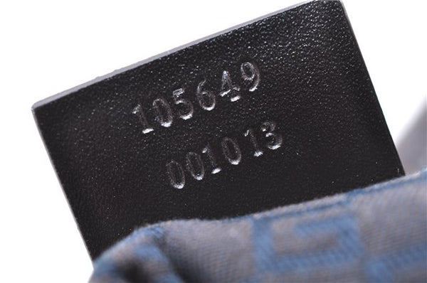 Authentic GUCCI Shoulder Hand Bag Purse GG Canvas Leather 105649 Brown 2784E