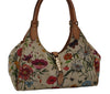 Authentic GUCCI Jackie Flora Shoulder Hand Bag Canvas Leather 145819 White 2784I