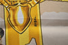 Authentic HERMES Carre 90 Scarf "AU PLUS DRU" Silk Orange 2785D