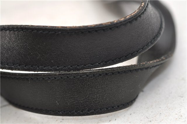 Authentic GUCCI Shoulder Hand Bag Purse GG Canvas Leather 0190493 Black 2785E