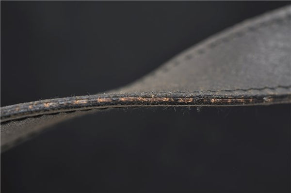 Authentic GUCCI Shoulder Hand Bag Purse GG Canvas Leather 0190493 Black 2785E