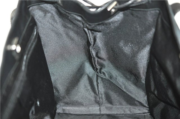 Authentic GUCCI Shoulder Hand Bag Purse GG Canvas Leather 0190493 Black 2785E