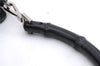 Authentic GUCCI Bamboo 2way Hand Shoulder Bag Canvas Leather 0014095 Black 2786E