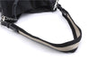 Authentic GUCCI Bamboo 2way Hand Shoulder Bag Canvas Leather 0014095 Black 2786E