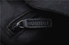 Authentic GUCCI Bamboo 2way Hand Shoulder Bag Canvas Leather 0014095 Black 2786E
