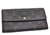 Auth Louis Vuitton Monogram Pochette Porte Monnaie Credit Wallet M61726 LV 2786F