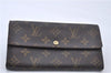 Auth Louis Vuitton Monogram Pochette Porte Monnaie Credit Wallet M61726 LV 2786F