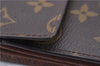 Auth Louis Vuitton Monogram Pochette Porte Monnaie Credit Wallet M61726 LV 2786F