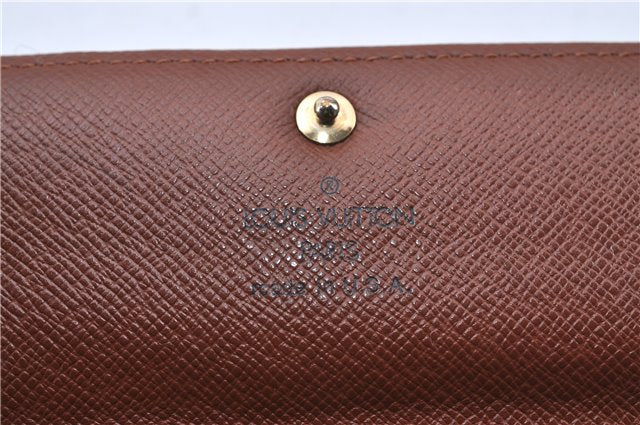 Auth Louis Vuitton Monogram Pochette Porte Monnaie Credit Wallet M61726 LV 2786F