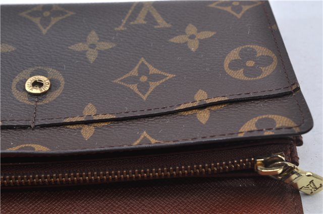 Auth Louis Vuitton Monogram Pochette Porte Monnaie Credit Wallet M61726 LV 2786F