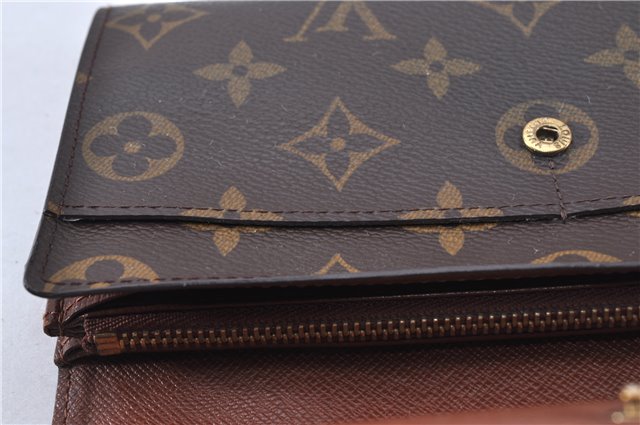 Auth Louis Vuitton Monogram Pochette Porte Monnaie Credit Wallet M61726 LV 2786F