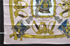 Authentic HERMES Carre 90 Scarf "GRAND UNIFORME" Silk Pink 2788D
