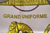Authentic HERMES Carre 90 Scarf "GRAND UNIFORME" Silk Pink 2788D
