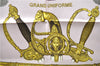 Authentic HERMES Carre 90 Scarf "GRAND UNIFORME" Silk Pink 2788D