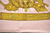 Authentic HERMES Carre 90 Scarf "GRAND UNIFORME" Silk Pink 2788D