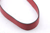 Authentic BURBERRY Vintage Leather Shoulder Cross Body Bag Purse Red 2788E