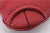 Authentic BURBERRY Vintage Leather Shoulder Cross Body Bag Purse Red 2788E