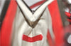 Authentic BURBERRY Vintage Leather Shoulder Cross Body Bag Purse Red 2788E