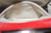 Authentic BURBERRY Vintage Leather Shoulder Cross Body Bag Purse Red 2788E
