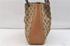 Authentic GUCCI Shoulder Hand Bag Purse GG Canvas Leather 101919 Brown 2789E