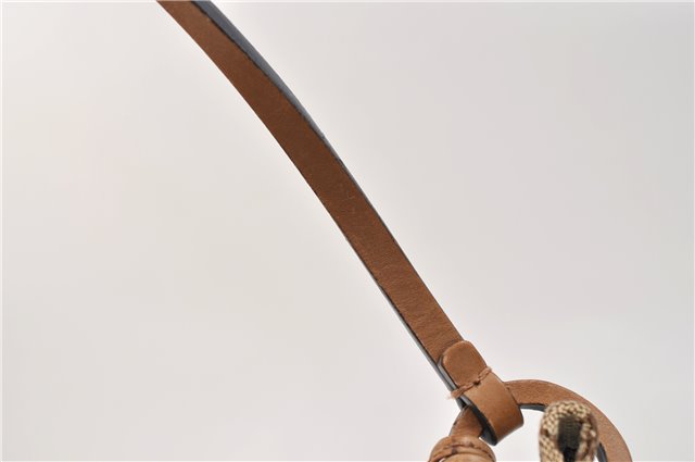 Authentic GUCCI Shoulder Hand Bag Purse GG Canvas Leather 101919 Brown 2789E