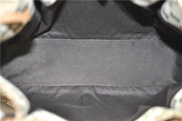 Authentic GUCCI Shoulder Hand Bag Purse GG Canvas Leather 101919 Brown 2789E