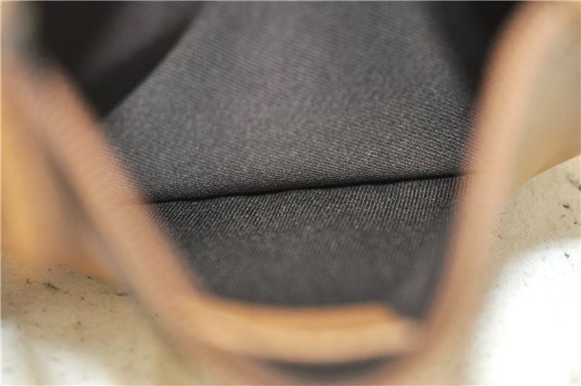 Authentic GUCCI Shoulder Hand Bag Purse GG Canvas Leather 101919 Brown 2789E