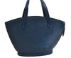Authentic Louis Vuitton Epi Saint Jacques Hand Bag Blue M52275 LV 2790I