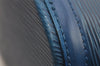 Authentic Louis Vuitton Epi Saint Jacques Hand Bag Blue M52275 LV 2790I
