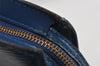 Authentic Louis Vuitton Epi Saint Jacques Hand Bag Blue M52275 LV 2790I