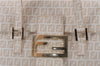 Authentic FENDI Zucchino Mamma Baguette Shoulder Hand Bag PVC Beige 2791E