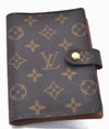 Authentic Louis Vuitton Monogram Agenda PM Notebook Cover R20005 LV 2791F
