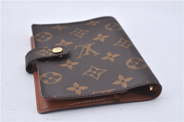 Authentic Louis Vuitton Monogram Agenda PM Notebook Cover R20005 LV 2791F