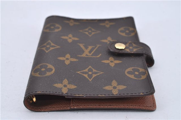 Authentic Louis Vuitton Monogram Agenda PM Notebook Cover R20005 LV 2791F