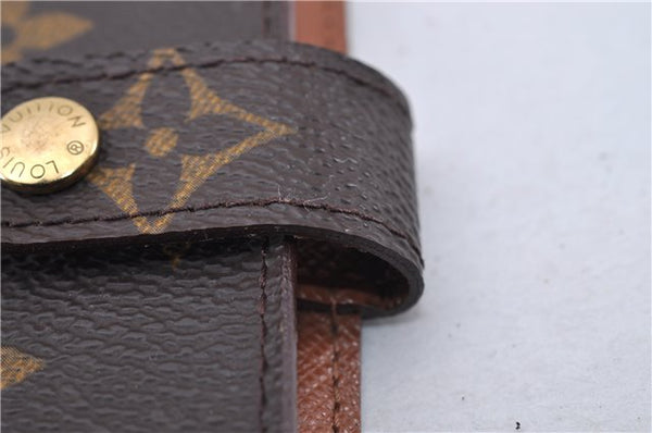 Authentic Louis Vuitton Monogram Agenda PM Notebook Cover R20005 LV 2791F