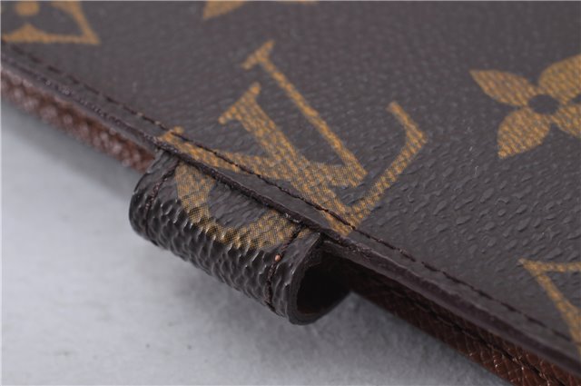 Authentic Louis Vuitton Monogram Agenda PM Notebook Cover R20005 LV 2791F