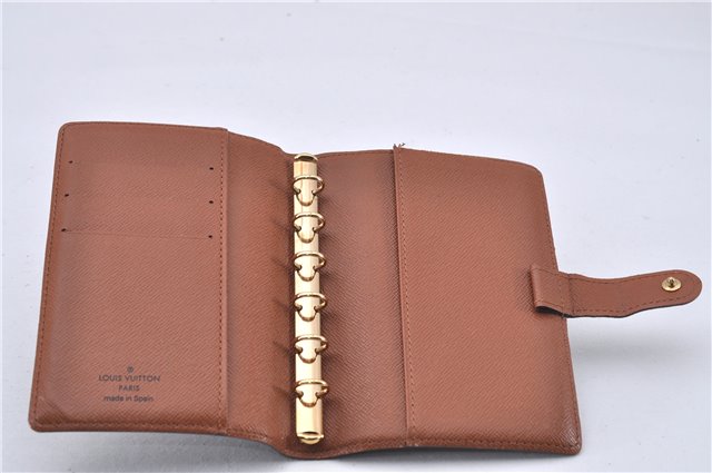 Authentic Louis Vuitton Monogram Agenda PM Notebook Cover R20005 LV 2791F