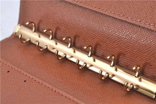 Authentic Louis Vuitton Monogram Agenda PM Notebook Cover R20005 LV 2791F