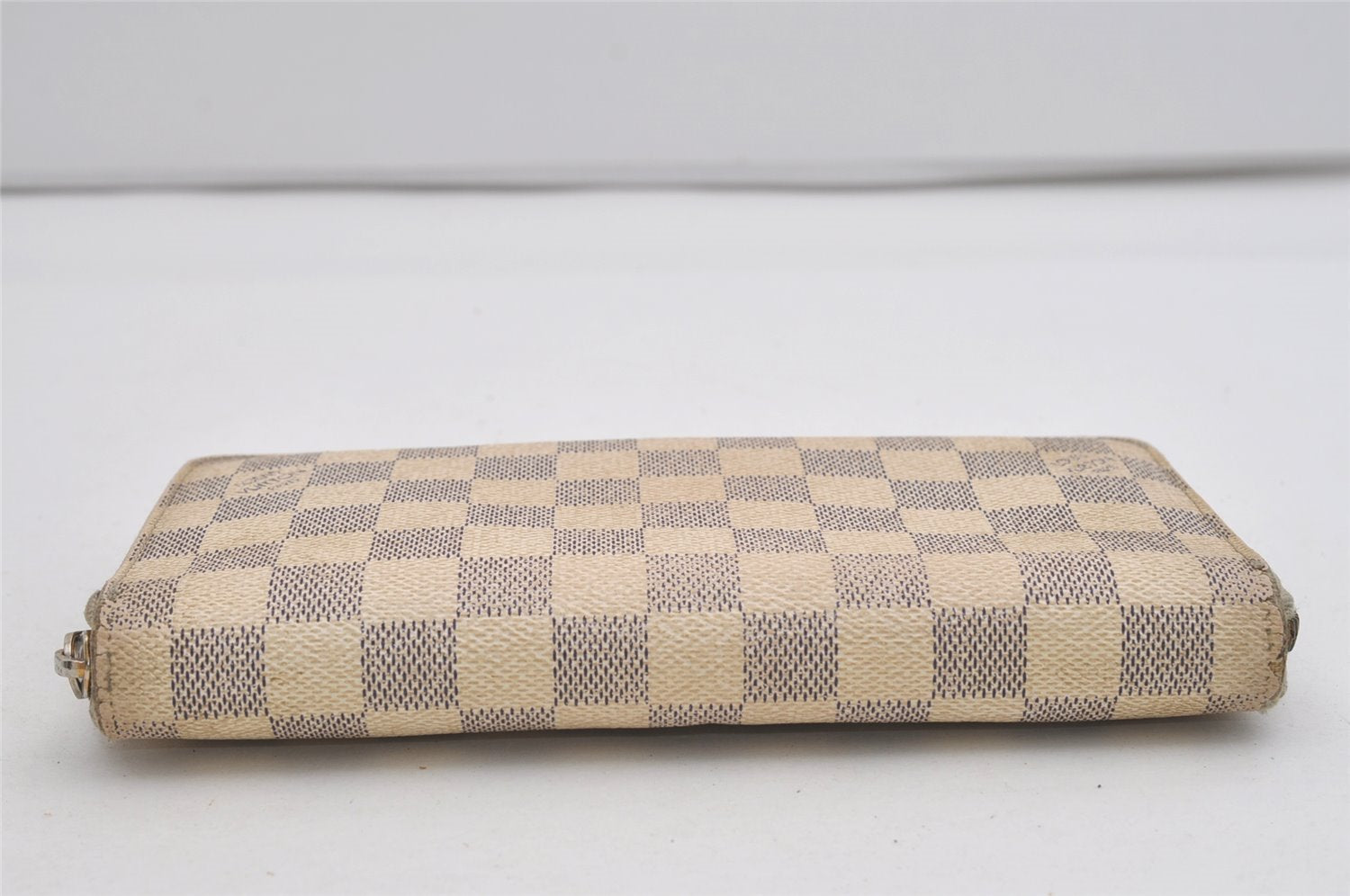 Authentic Louis Vuitton Damier Azur Zippy Organizer Long Wallet N60012 LV 2791I