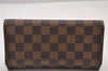 Authentic Louis Vuitton Damier Porte Tresor International Wallet N61215 LV 2792I