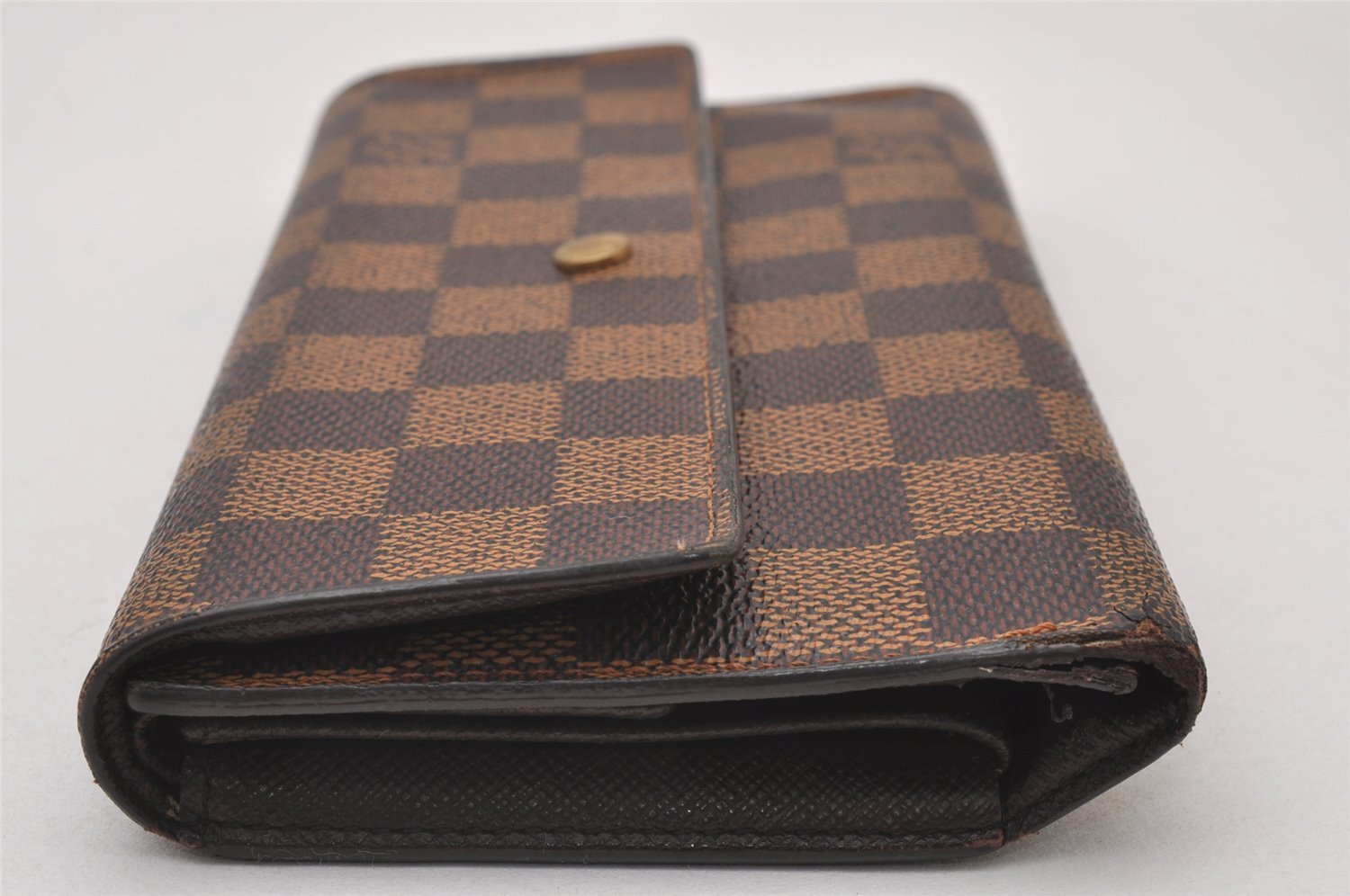 Authentic Louis Vuitton Damier Porte Tresor International Wallet N61215 LV 2792I