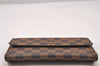 Authentic Louis Vuitton Damier Porte Tresor International Wallet N61215 LV 2792I