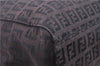 Authentic FENDI Zucchino Shoulder Hand Bag Purse Canvas Leather Brown 2793E