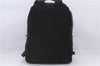 Authentic PRADA Nylon Leather Backpack Purse Black 2794D