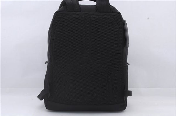 Authentic PRADA Nylon Leather Backpack Purse Black 2794D